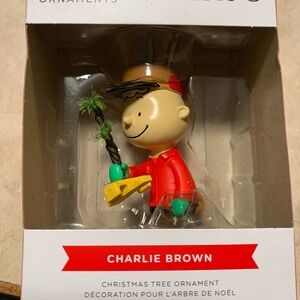 Hallmark Peanuts Charlie Brown Christmas Tree Ornament. New in box.